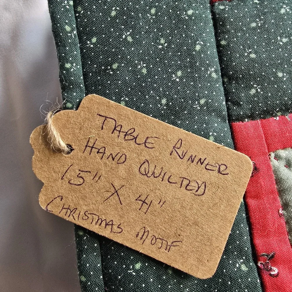 New Handmade Christmas Quilted Patchwork Table Runner 15